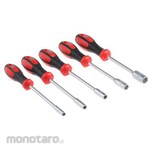 RS PRO Nut Driver Set Hex 6mm, 7mm, 8mm, 10mm, 13mm 225mm (6mm C-PLUS Nut Driver), 235mm (10mm C-PLUS Nut Driver), 235mm (7