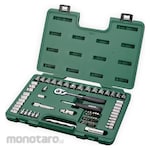 SATA 1/4 &3/8 inch Dr. Socket Set, MM & SAE