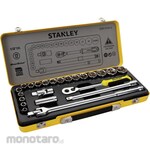 STANLEY 1/2inch Drive 12pt Socket in Metal Tin