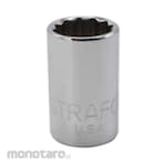 Strafco 1/2inch Sockets Drive Standard Length 12 Point Metric