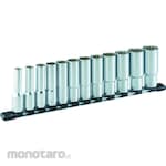 TONE Deep Socket Set (12Pt./12.7Sq) with Socket Holder