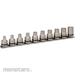 TONE Torx Socket Set for Impact with Holder