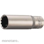 TRUSCO 12 Corner Deep Socket Insertion Angle 9.5mm