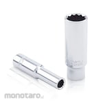 Toptul 12PT Deep Sockets 1/4inch Drive