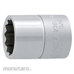 UNIOR Socket 3/8inch, 12 Points