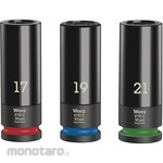 WERA 3-piece wheel nut socket set