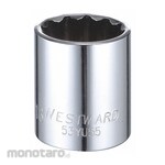 WESTWARD Socket Steel Chrome