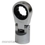 TONE Ratchet Ring Wrench Socket, Flex Head