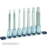 TONE Long Torx Socket Set (Heavy Duty, with Socket Holder)