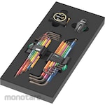 WERA Urethane-filled HEX TX set (with magnetizer and measure)