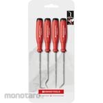 PB SWISS TOOLS Pick Tool Set of 4 SwissGrip Evo (Obeng Cungkil)
