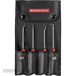 PB SWISS TOOLS Pick Tool Set of 4 SwissGrip Evo (Obeng Cungkil)