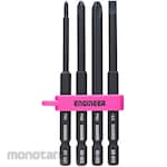 ENGINEER Plus Minus Long Set [PINK &amp; BLACK]