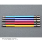 ESCO [Hexlobe] Screwdriver Bits, 5 Pieces/Set