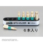 ESCO [Torx] Screwdriver, with Diamond Tip, 6 Pieces/Set