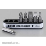 ESCO Precision Screw Driver Bit [Phillips/Slotted] 6 Pieces/Set