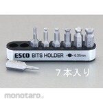 ESCO Screwdriver Bits [Ball-Hexagon] 7 Pieces/Set