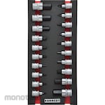 Kennedy Eng Hex & S/Driverbit Set 1/2Inch Sq Dr