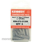 Kennedy Pozidriv Powerbit 1/4Inch Direct Dr (Pk 5)