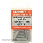Kennedy S/Dvr Bit 1/4Inchhex L/S (Pk 5)