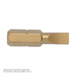 Kennedy Slotted TiN Coated Screwdriver Bit