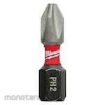 MILWAUKEE Shockwave Phillips #2 Insert Bit