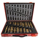RS PRO Drill Bit Set, HSS Titanium Coated, 170 Pieces