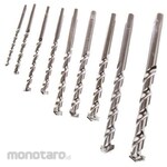 RS PRO Drill Bit Set, Tungsten Carbide Tip, 9 Pieces