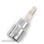 SATA 3/8inch Dr. Bit Socket Slotted