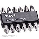 Top Kogyo Screwdriver Bit Set for Electric Drill, 6 Pieces/Set