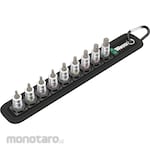 WERA Bit socket set (with rail)