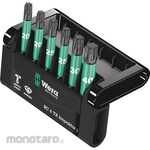 WERA Set of 6 Torx Driver Bits (Diamond Coated, Impact)