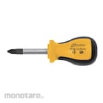 BONDHUS Stubby Screwdriver Comfort Grip (Obeng Pendek)