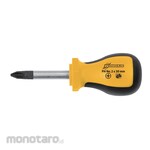 BONDHUS Stubby Screwdriver Comfort Grip