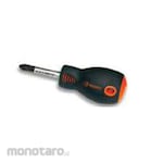 Bullocks Stubby Screwdriver Phillips Round Shank (Obeng Pendek)