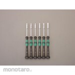 ESCO 2.0-5.0mm / 6-piece set [Nut] Driver (for precision)