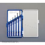 ESCO Precision Screw Driver [Slotted] 6 Pieces/Set
