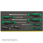 ESCO Screw Driver Set [Phillips/Slotted] 8 Pieces/Set