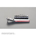 ESCO Screwdriver Set [Phillips / Slotted / Hex] Offset Ratchet Handle
