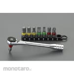ESCO Screwdriver Set [Phillips / Slotted / Hex] Ratchet Handle
