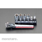 ESCO Screwdriver Set [Phillips / Slotted / Socket] Offset Ratchet Handle