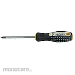 HASSTON PROHEX Screwdriver Phillips with Black Rubber Hand Grip 9991 (Obeng)