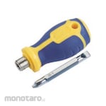 JETJO TOOLS Stubby Screwdriver 2 Way (Obeng Pendek)