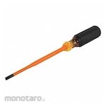 KLEIN TOOLS Insulated Screwdriver, 1/4" Cab, 6"
