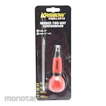 KRISBOW 2 Way Screwdriver Rubber Handle (Obeng Bolak Balik)