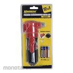 KRISBOW Screwdriver Folding with LED (Obeng)