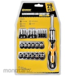 KRISBOW Screwdriver and Socket Set