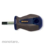 KRISBOW Slotted Stubby Screwdriver