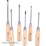 KSTOOLS Screwdriver Wooden Grip (Obeng)