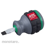 KTC Stubby Screwdriver Plastic Grip (Obeng Pendek)